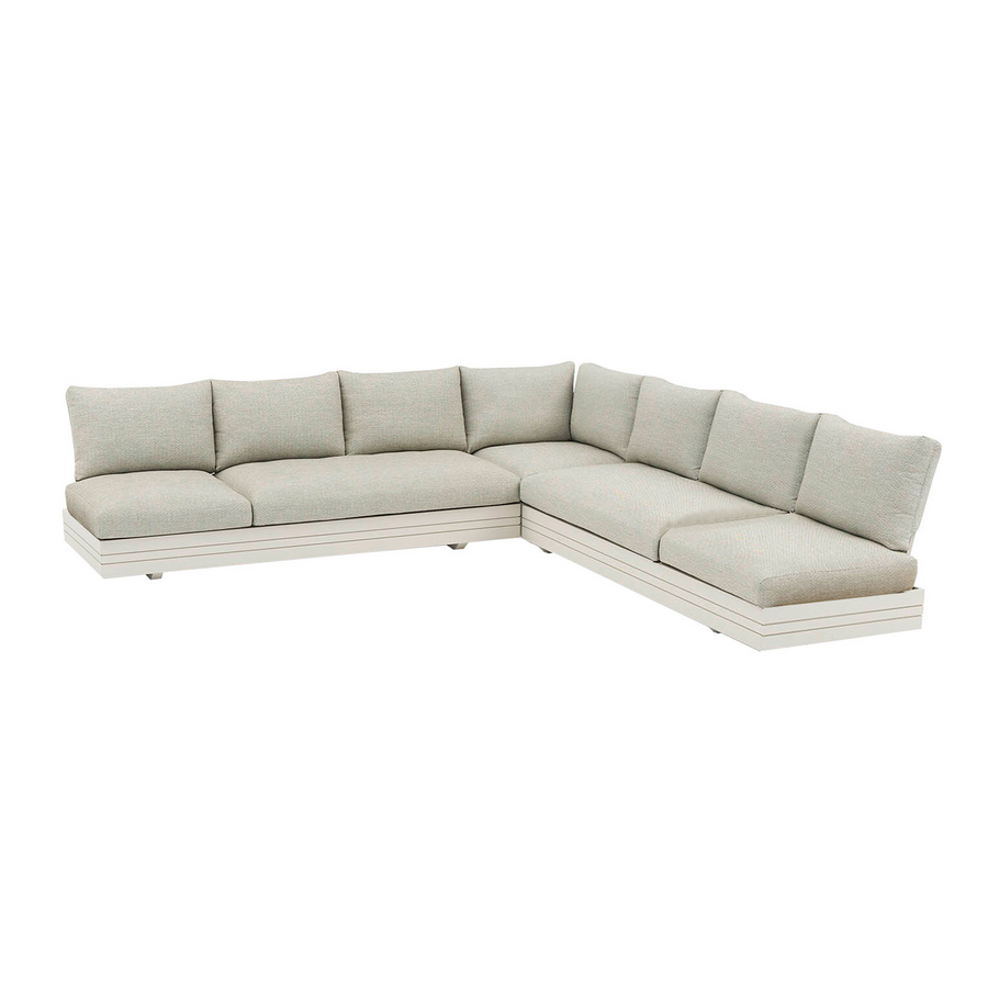 Hannover II 7 Seater Aluminium Outdoor Modular Lounge