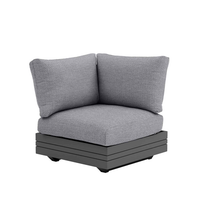 Hannover II 5 Seater Aluminium Outdoor Modular Lounge With Coffee Table