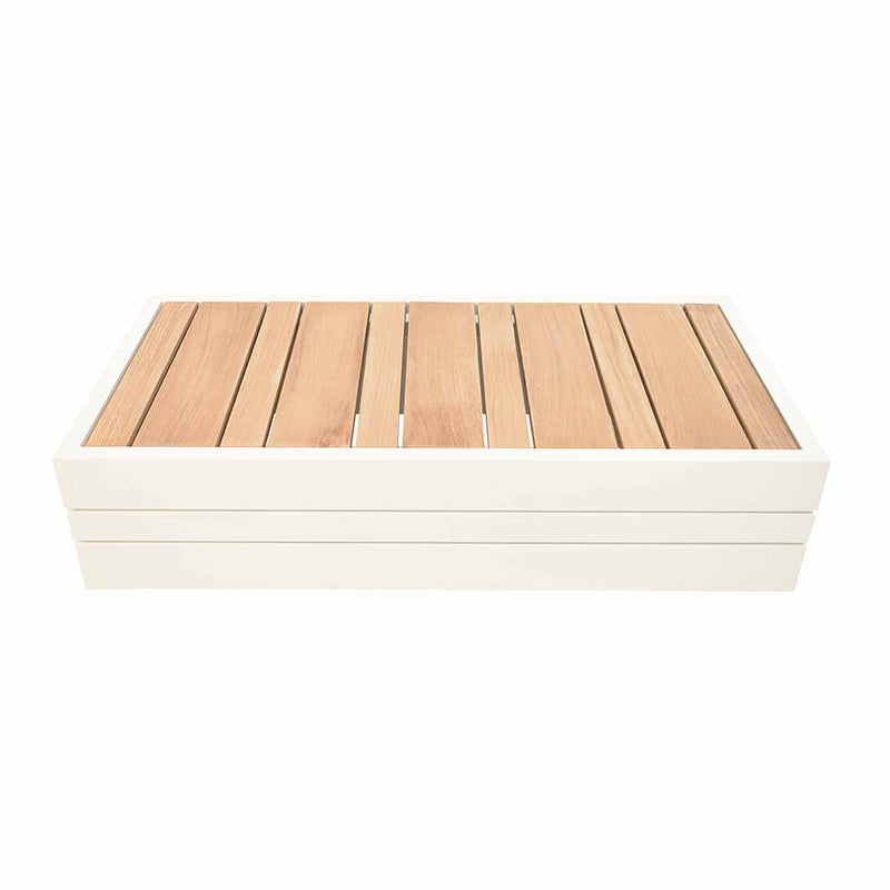 Hannover II 5 Seater Aluminium Outdoor Modular Lounge With Coffee Table