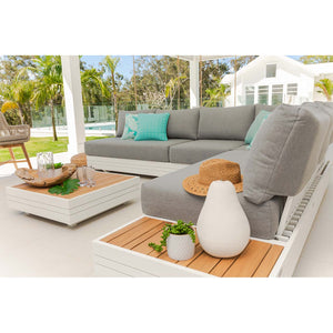Hannover 7 Seater Outdoor Aluminium Modular Lounge Outdoor Furniture Outdoor Lounge