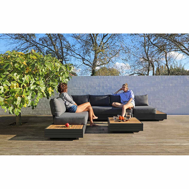 Hannover 7 Seater Outdoor Aluminium Modular Lounge Outdoor Furniture Outdoor Lounge