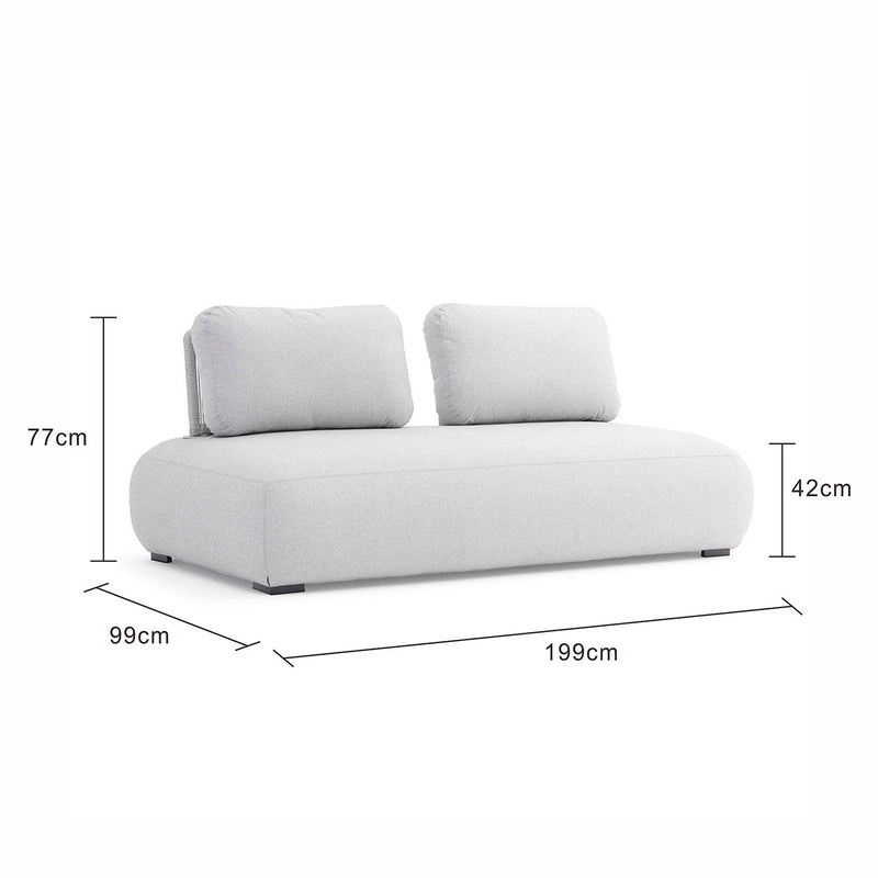 Iowa 2 Seater Outdoor Upholstered Lounge