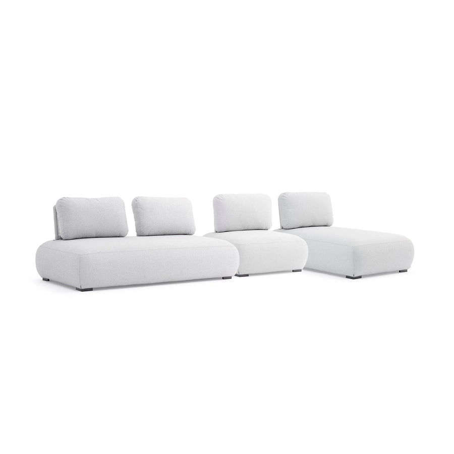 Iowa 4 Seater Outdoor Upholstered Modular Lounge