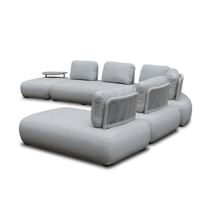 Iowa 6 Seater Outdoor Upholstered Modular Lounge