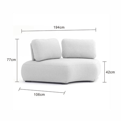 Iowa Outdoor Upholstered Corner Lounge