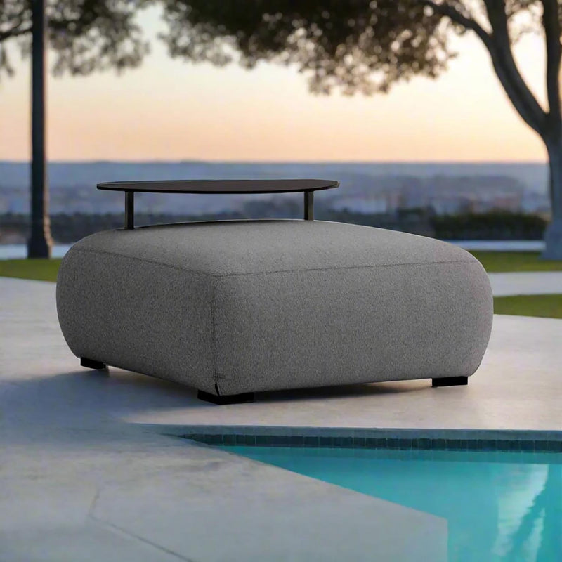 Iowa Outdoor Upholstered Ottoman