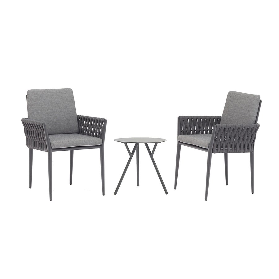 Iowa Table Lawson Chair Outdoor Balcony Setting