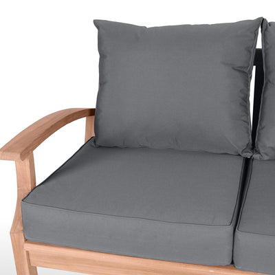 Java 3 Seater Teak Outdoor Sofa