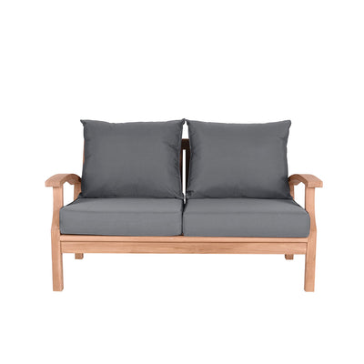 Java 2 Seater Teak Outdoor Sofa
