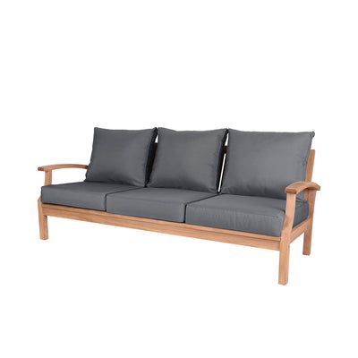 Java 3 Seater Teak Outdoor Sofa