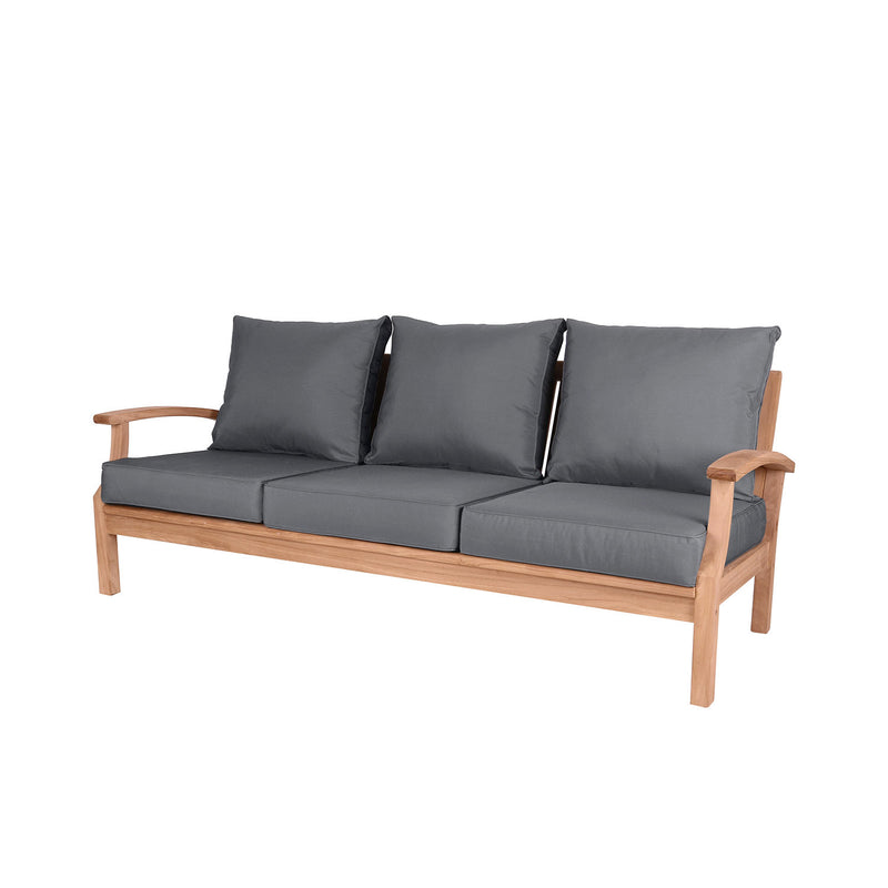 Java 3 Seater Teak Outdoor Sofa