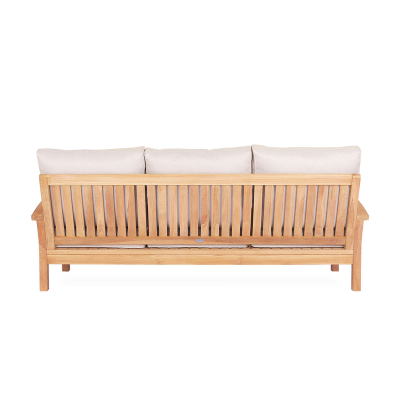 Java 3 Seater Teak Outdoor Sofa