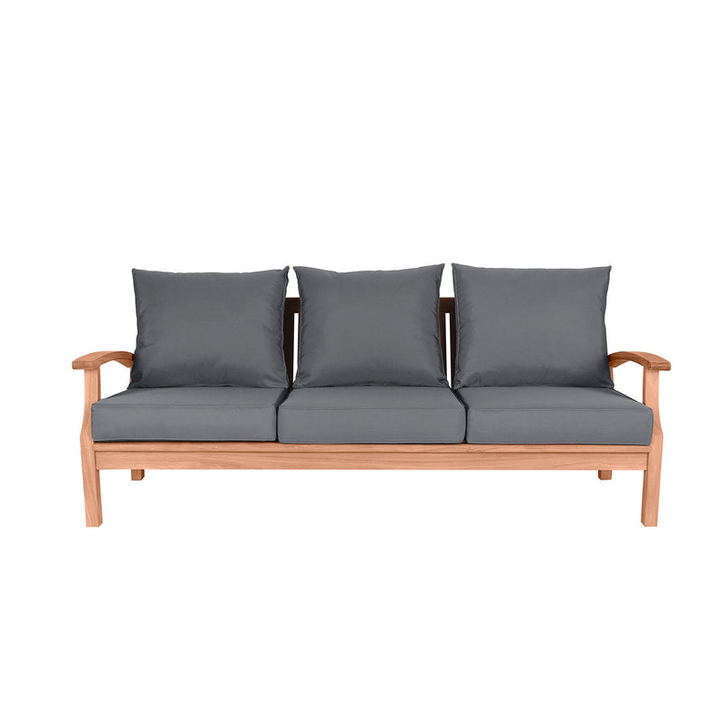 Java 3 Seater Teak Outdoor Sofa