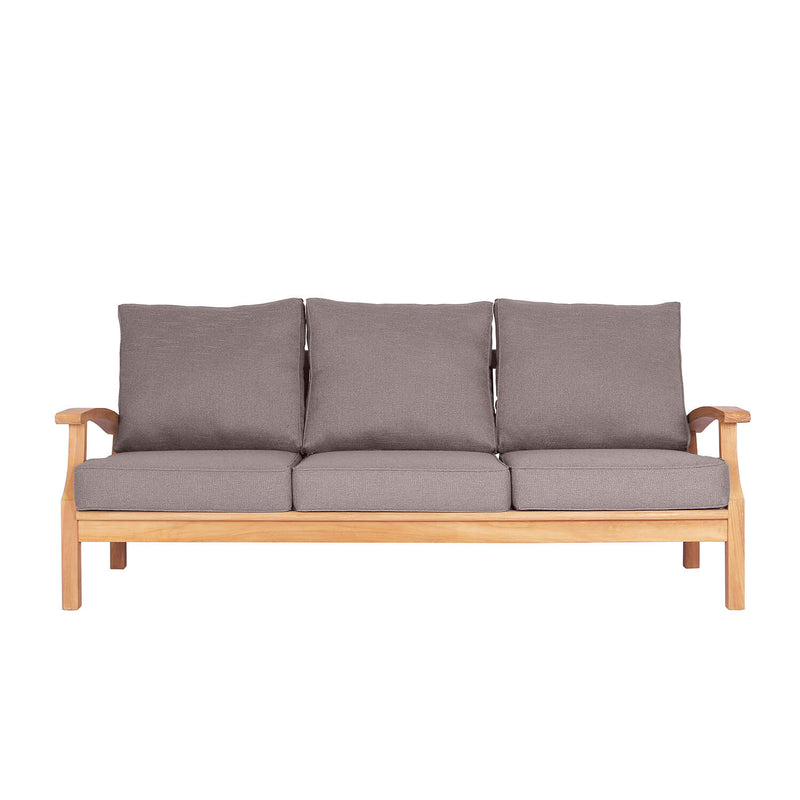 Java 3 Seater Teak Outdoor Sofa
