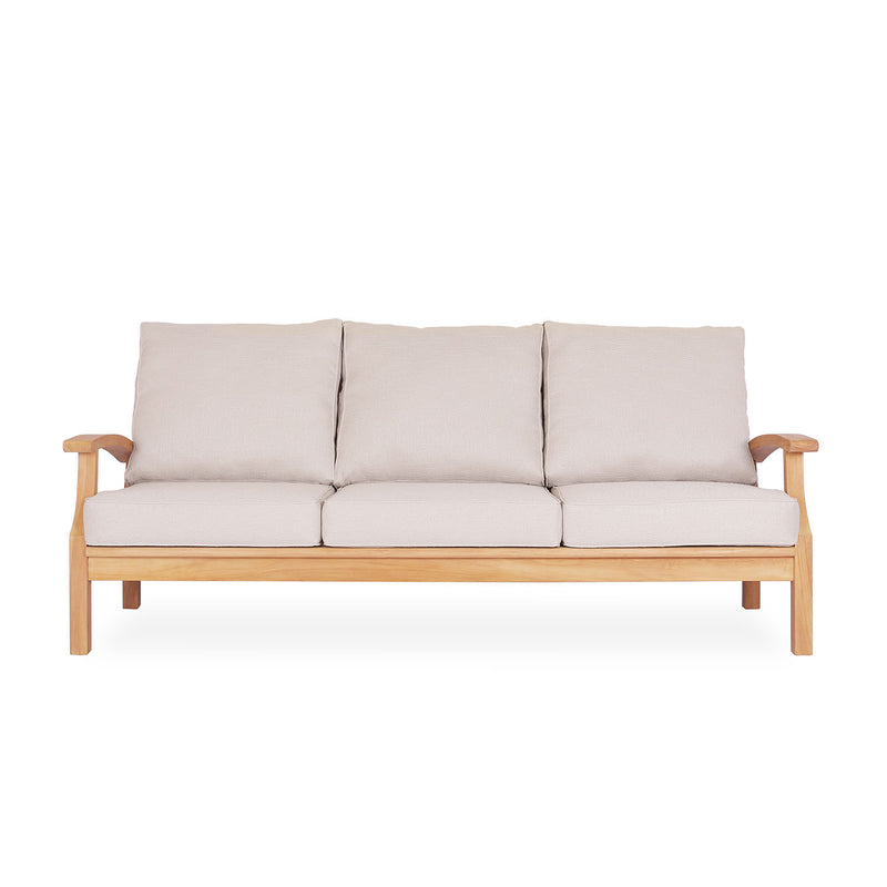 Java 3 Seater Teak Outdoor Sofa