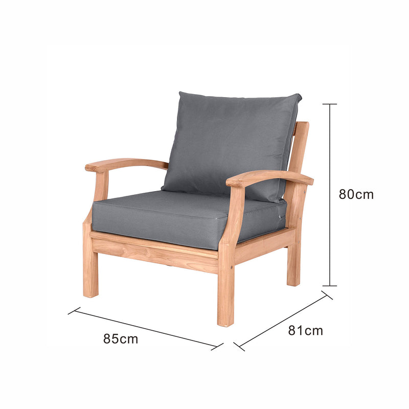 Java Teak Outdoor Armchair