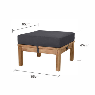 Java Teak Outdoor Ottoman