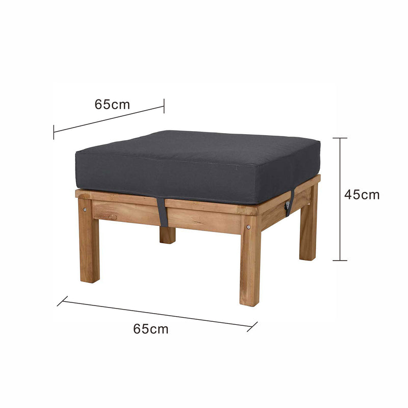 Java Teak Outdoor Ottoman