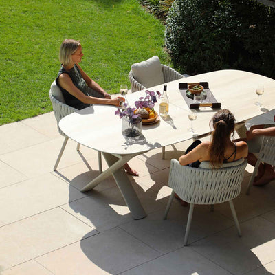 Katherine Outdoor Ceramic Extension Dining Table 250/310 cm