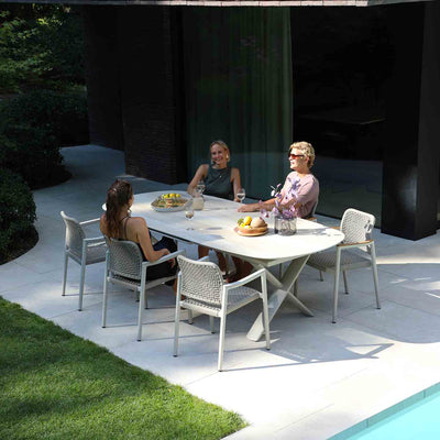 Katherine Outdoor Ceramic Extension Dining Table 250/310 cm