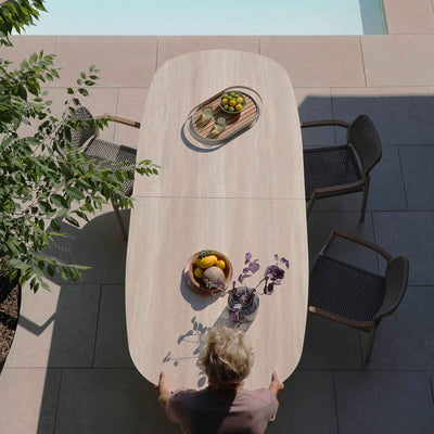Katherine Outdoor Ceramic Extension Dining Table 250/310 cm