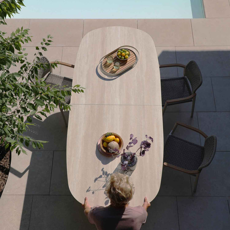 Katherine Outdoor Ceramic Extension Dining Table 250/310 cm