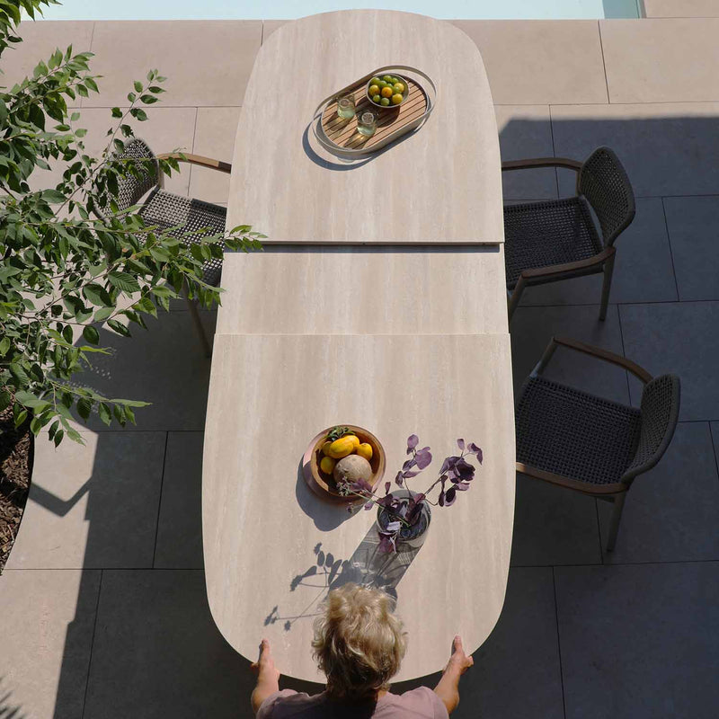 Katherine Outdoor Ceramic Extension Dining Table 250/310 cm