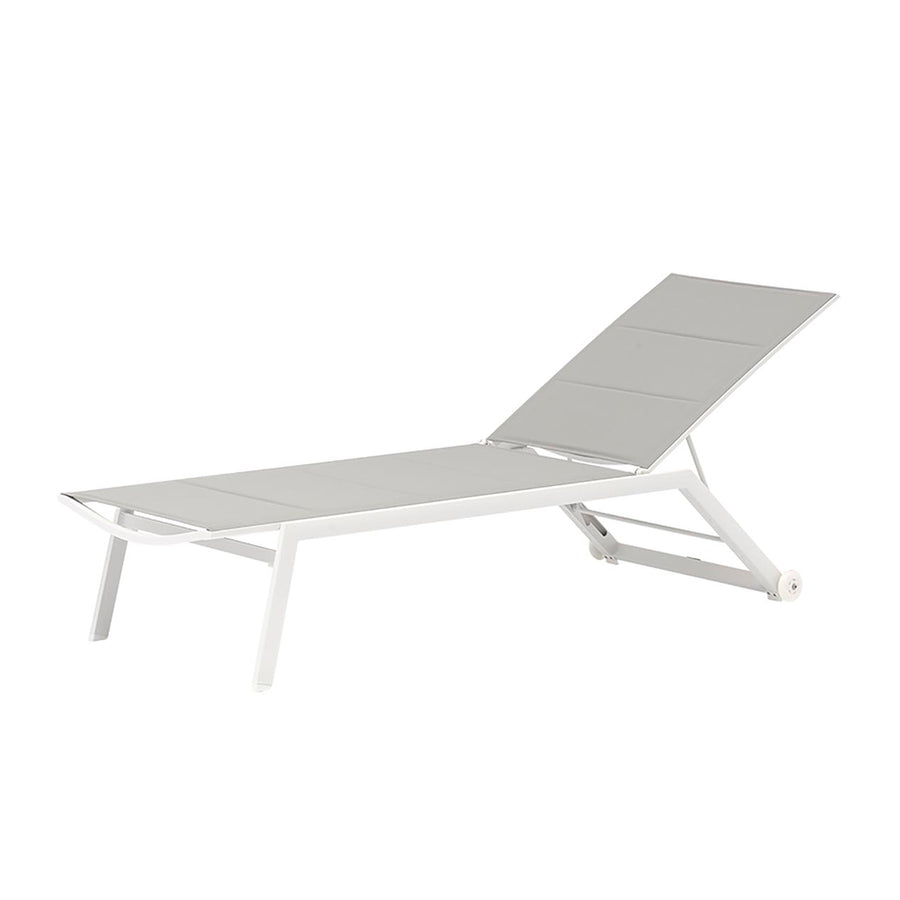 Sleek white & grey aluminium &