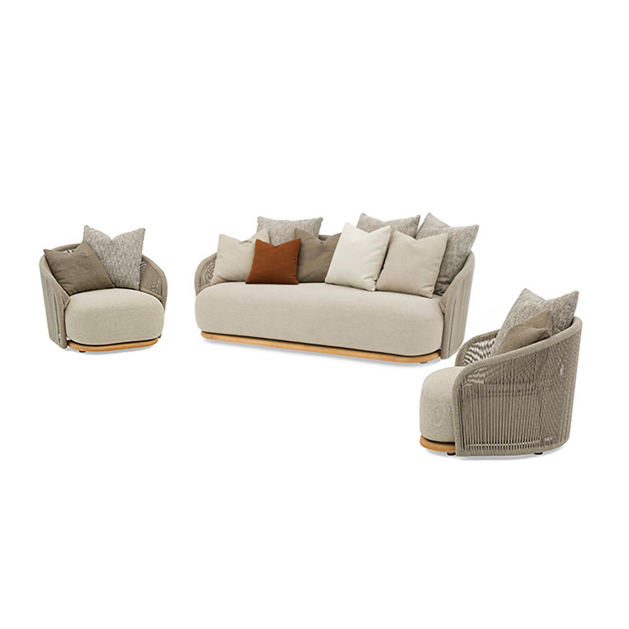 Kirra 4 Seater Rope Outdoor Lounge