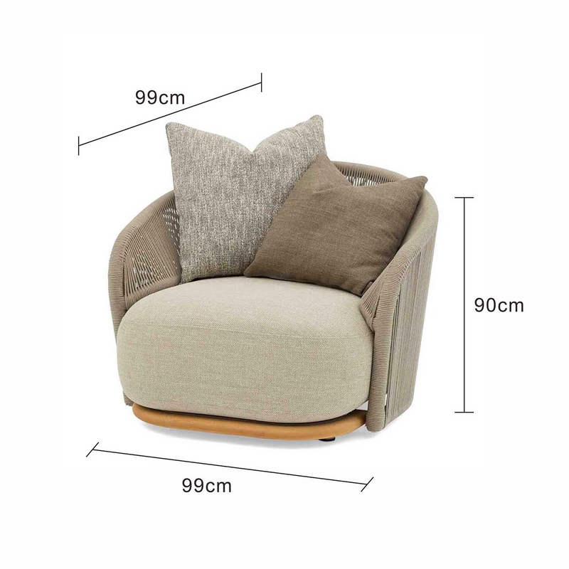 Kirra Rope Outdoor Armchair