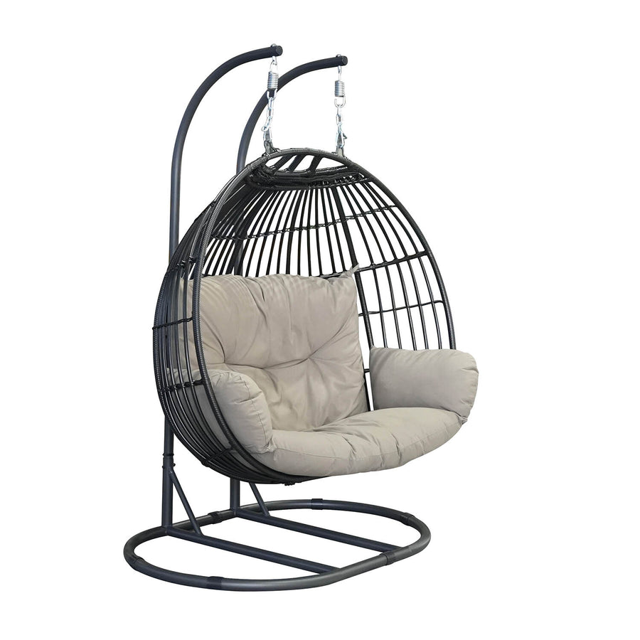 Koala Wicker Outdoor Double Hanging Egg Chair