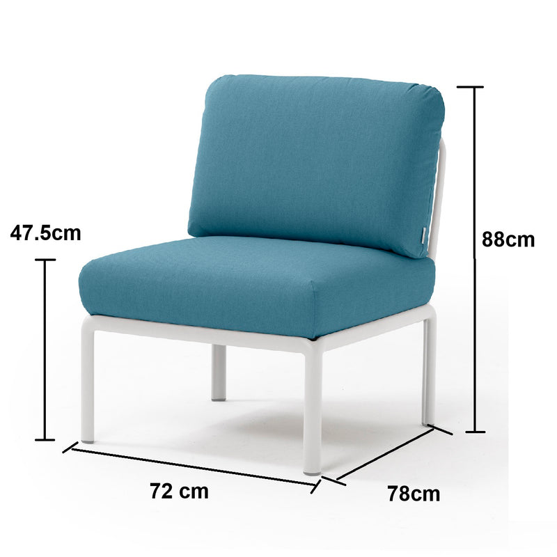 Nardi Komodo Outdoor Resin Armless Lounge