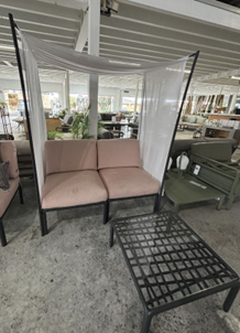 [Clearance] Nardi Komodo Outdoor 2 Seater Lounge with Sunshade and Coffee Table at Moorabbin (MOR) VIC Store Only
