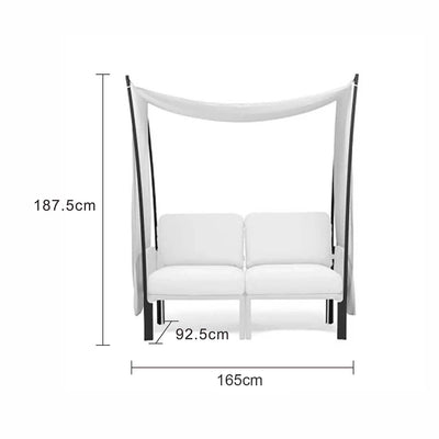 Nardi Komodo Outdoor Fabric Sunshade for 2 Seater Lounge