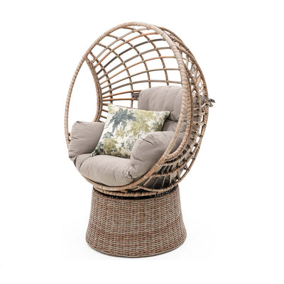 Langford Wicker Outdoor Swivel Chair
