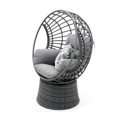 Langford Wicker Outdoor Swivel Chair