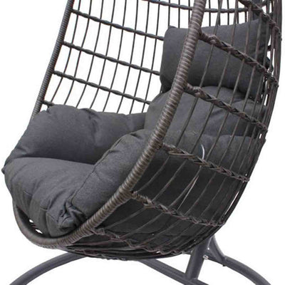 Langley Outdoor Wicker Hanging Egg Chair