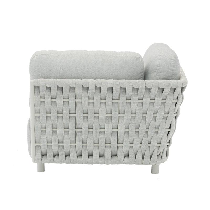Lawson Outdoor Rope Corner Lounge With Right Arm