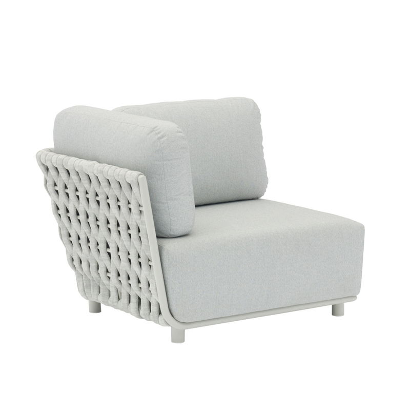 Lawson Outdoor Rope Corner Lounge With Right Arm