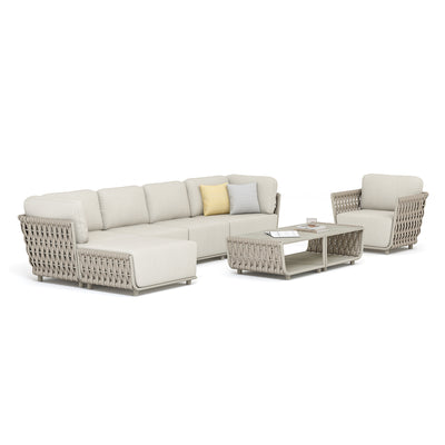 Lawson 7 Seater Outdoor Rope Modular Lounge