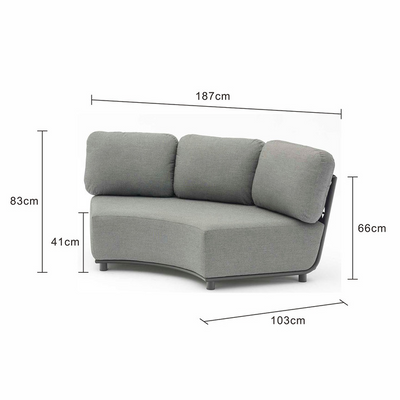 Lawson Outdoor Rope Arc-shape Sofa