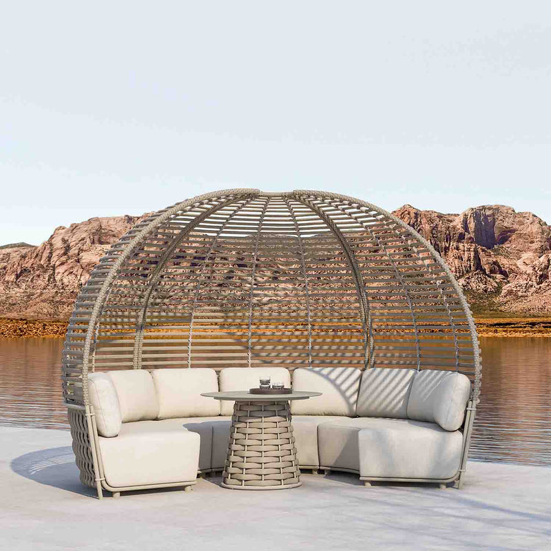 Arc Rope Shape Lawson Outdoor Rope Arc-shape Sofa – Remarkable Outdoor Living