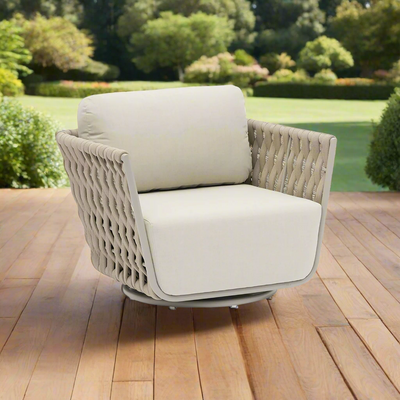 Lawson Outdoor Rope Swivel Chair