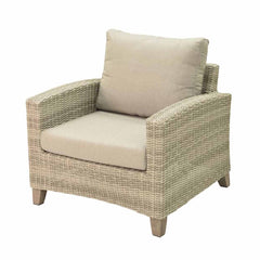 Leeds outdoor furniture set with durable wicker outdoor chairs and coffee table