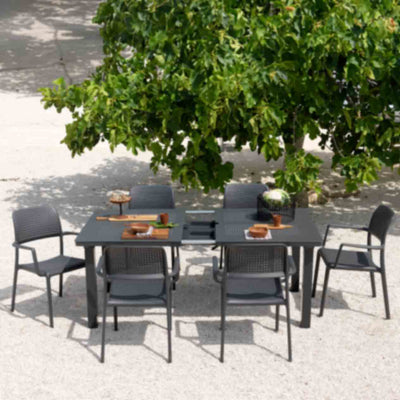 Nardi Levante Table Bora Chair Outdoor Dining Setting 9PC