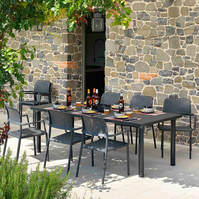 Nardi Libeccio Resin Outdoor Extension Dining Table 160/220 cm