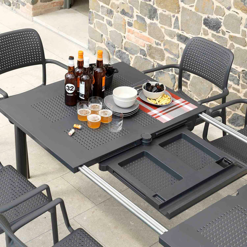 Nardi Libeccio Resin Outdoor Extension Dining Table 160/220 cm