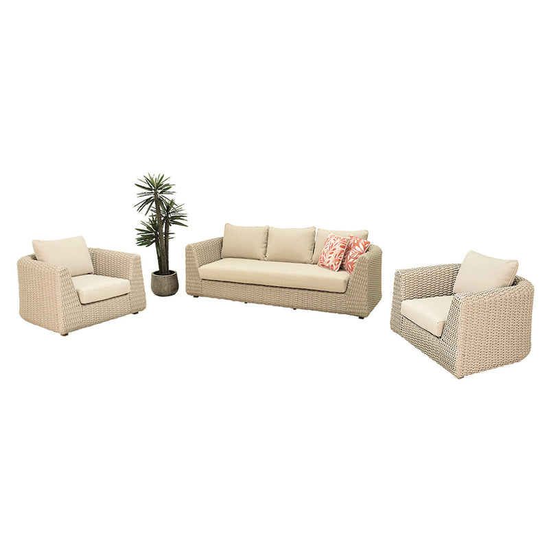 Lichfield 5 Seater Wicker Outdoor Lounge