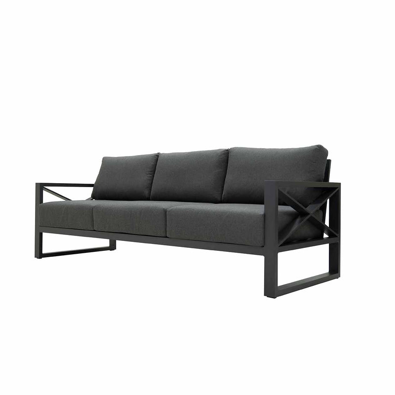Linear 5 Seater Outdoor Aluminium Lounge
