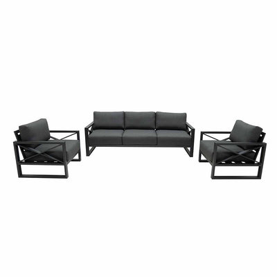 Linear 5 Seater Outdoor Aluminium Lounge